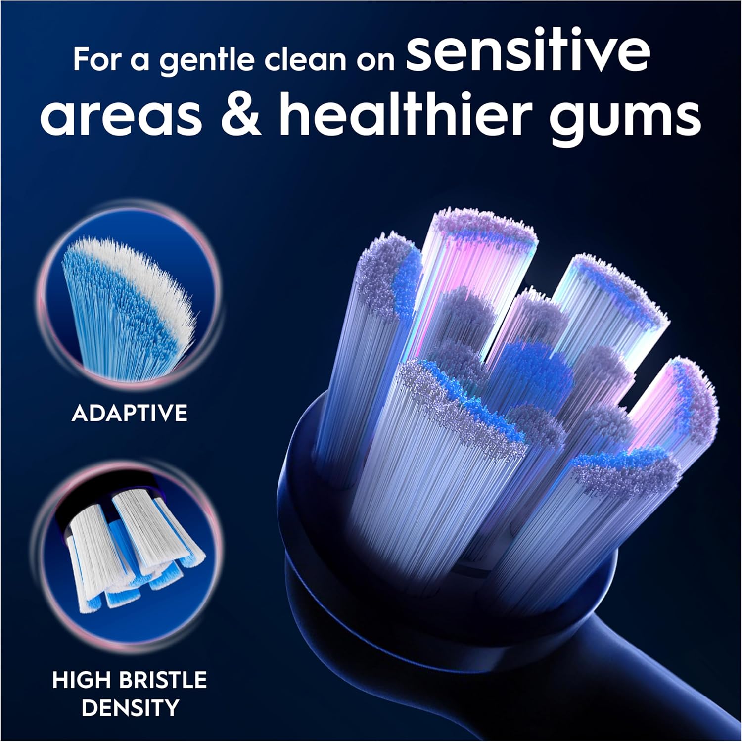 Buy Oral-B,Oral-B iO Gentle Care Replacement Brush Heads – Black, 4 Count - Gadcet UK | UK | London | Scotland | Wales| Near Me | Cheap | Pay In 3 | Toothbrush Replacement Heads